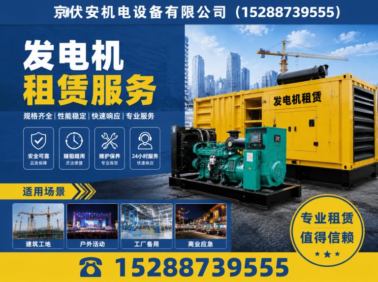 云浮发电车租赁展示图