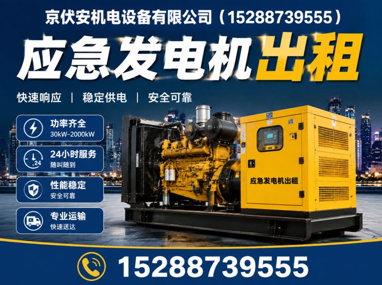 云浮静音发电车租赁展示图